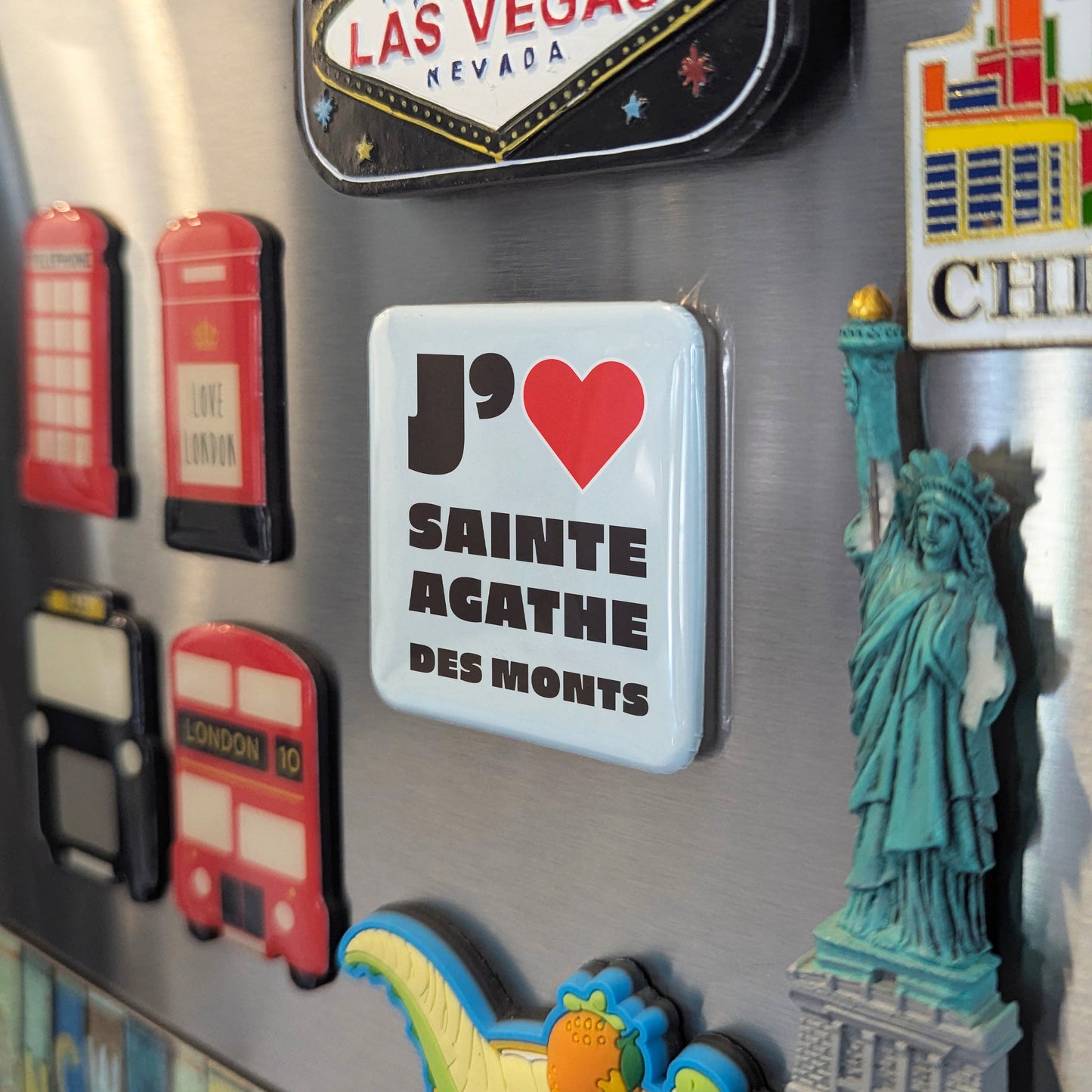 Ste. Agathe Des Monts V.1 Fridge Magnet - PhiloPerse