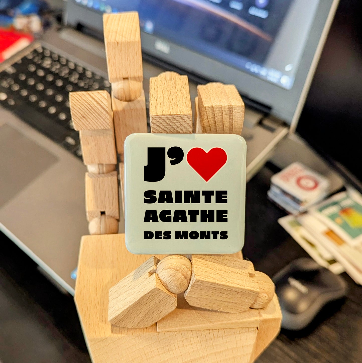 Ste. Agathe Des Monts V.1 Fridge Magnet - PhiloPerse