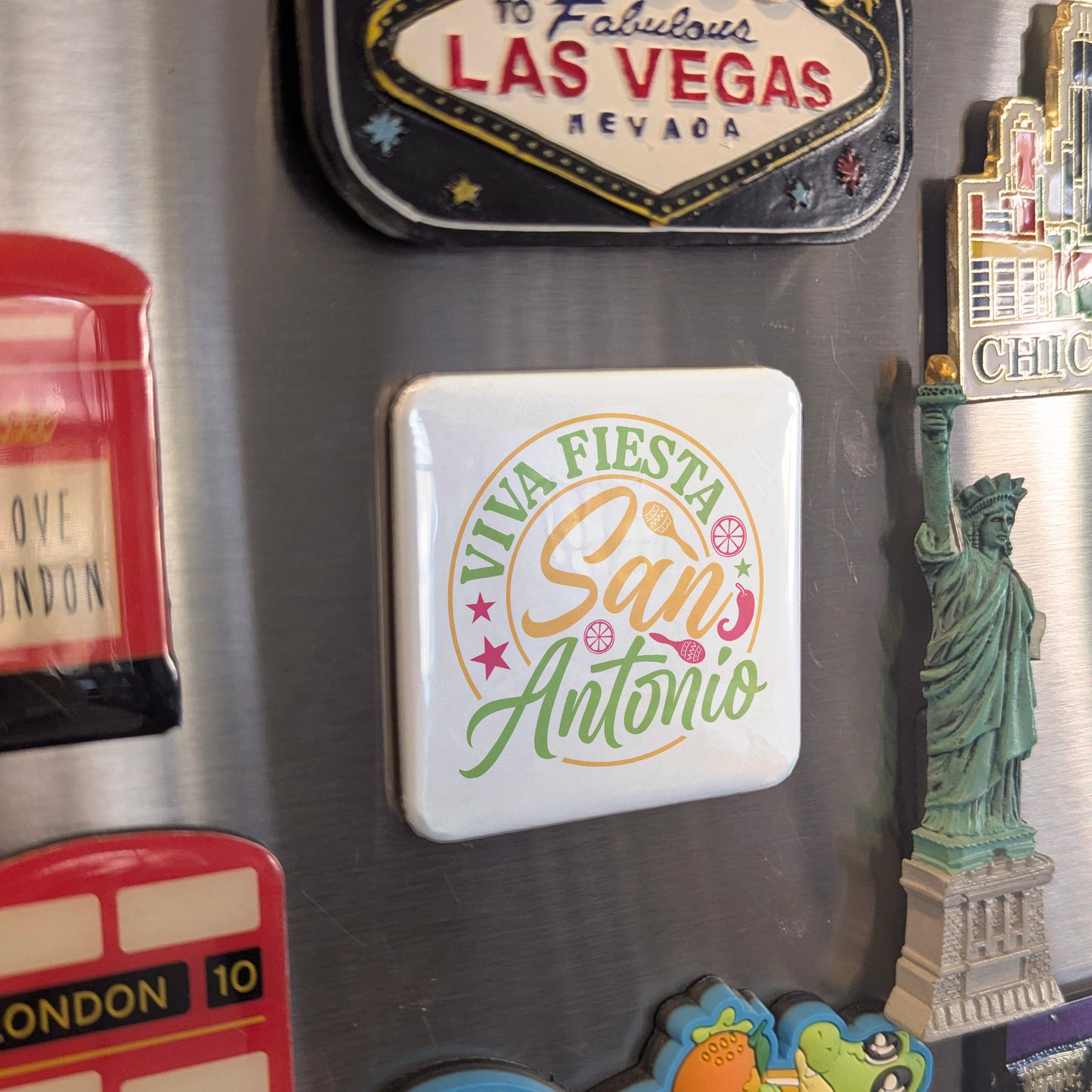 Imán de San Antonio Texas | Viva Fiesta | 2×2 | Hecho en Canadá