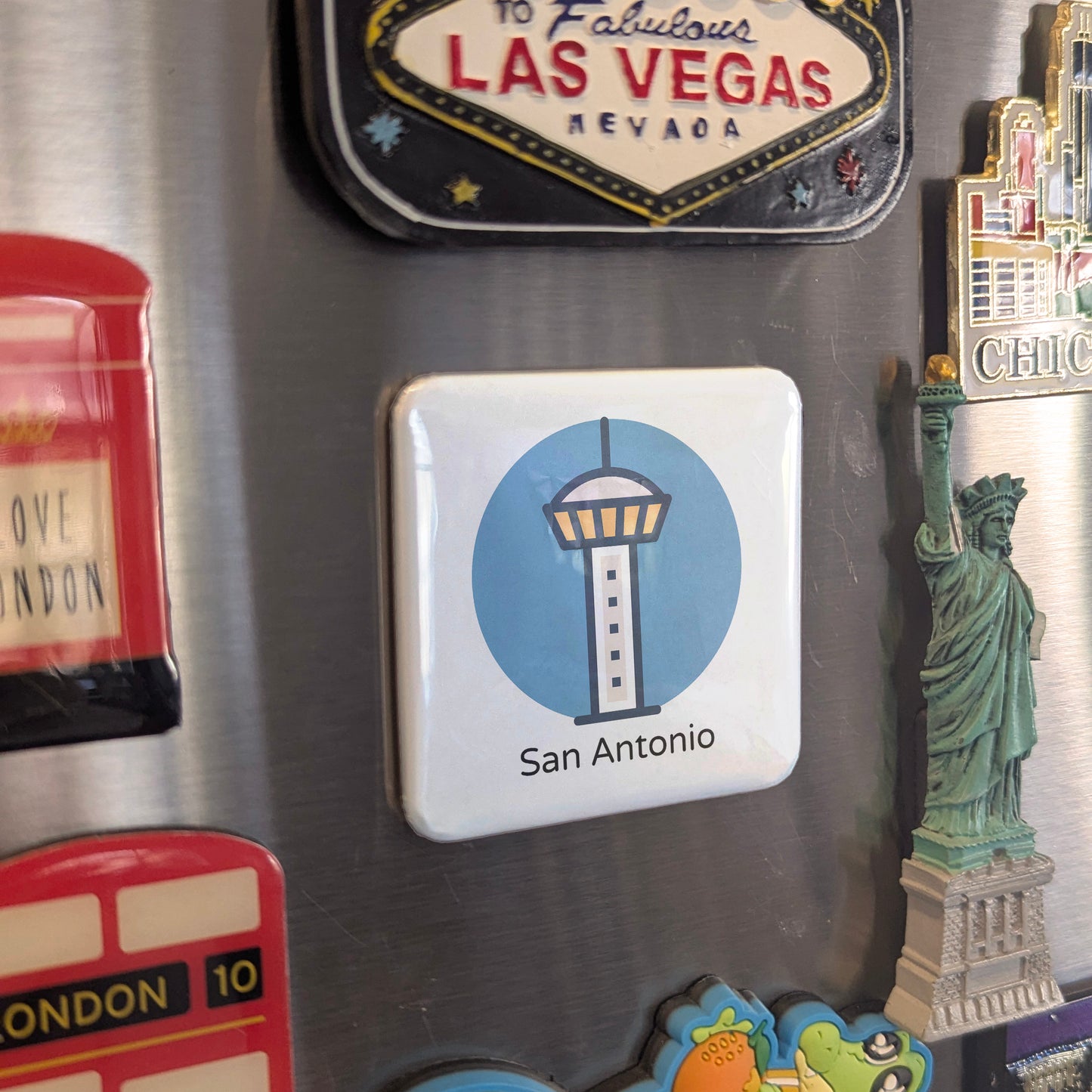 San Antonio Texas Magnet | Tower of the Americas | 2×2 | Made in Canada