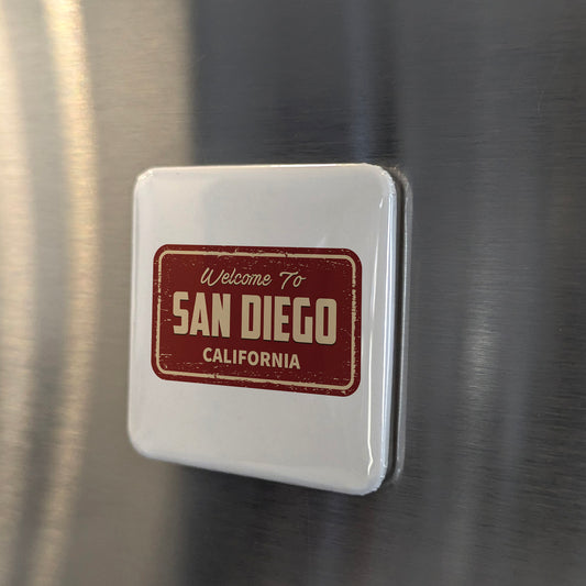 San Diego California Magnet | Welcome to San Diego | 2×2 | Made in Canada - PhiloPerse