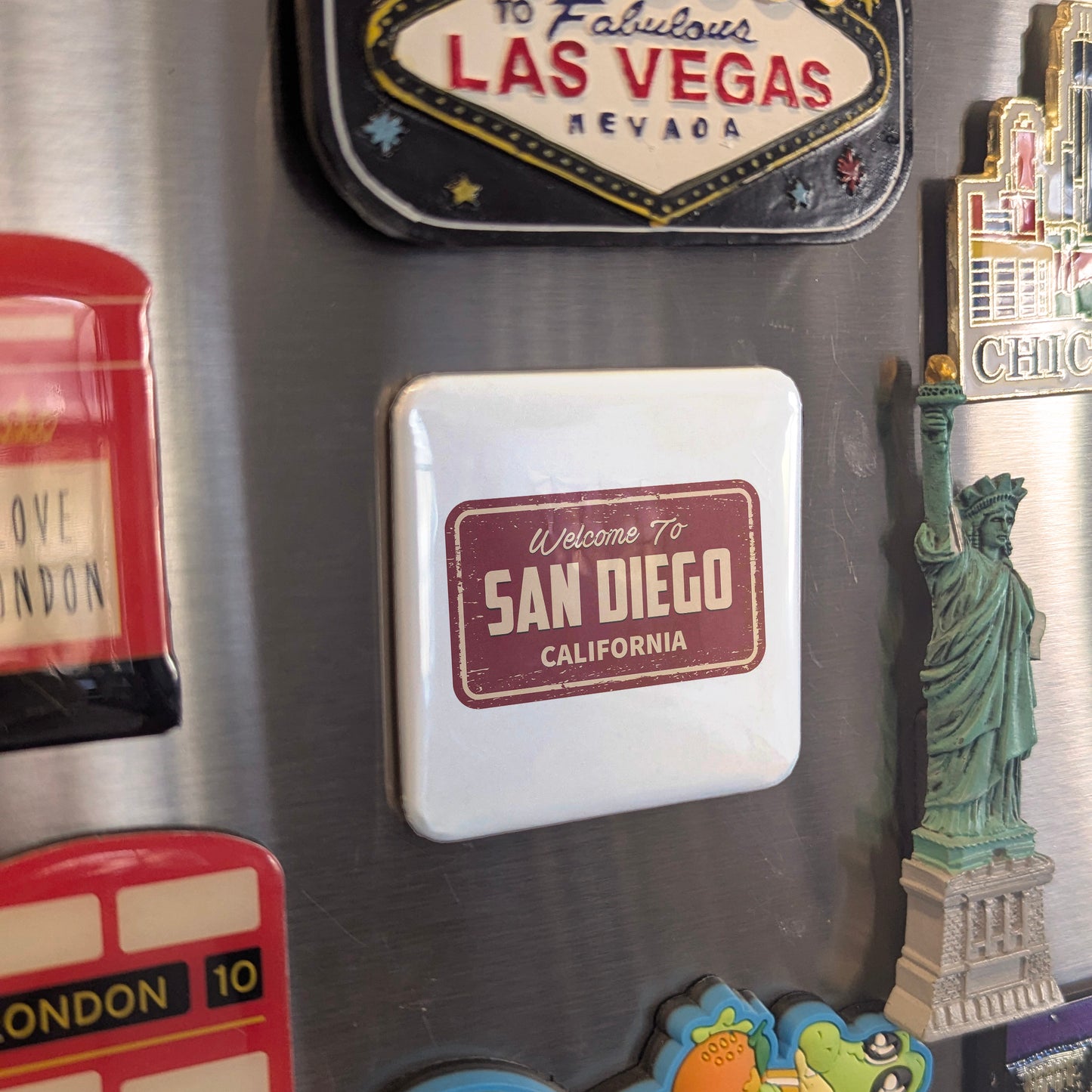 San Diego California Magnet | Welcome to San Diego | 2×2 | Made in Canada - PhiloPerse