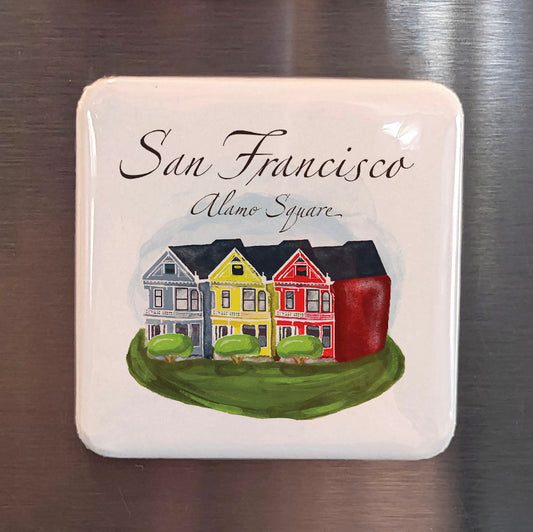 San Francisco California Magnet | Fisherman's Wharf | 2×2 | Made in Canada - PhiloPerse
