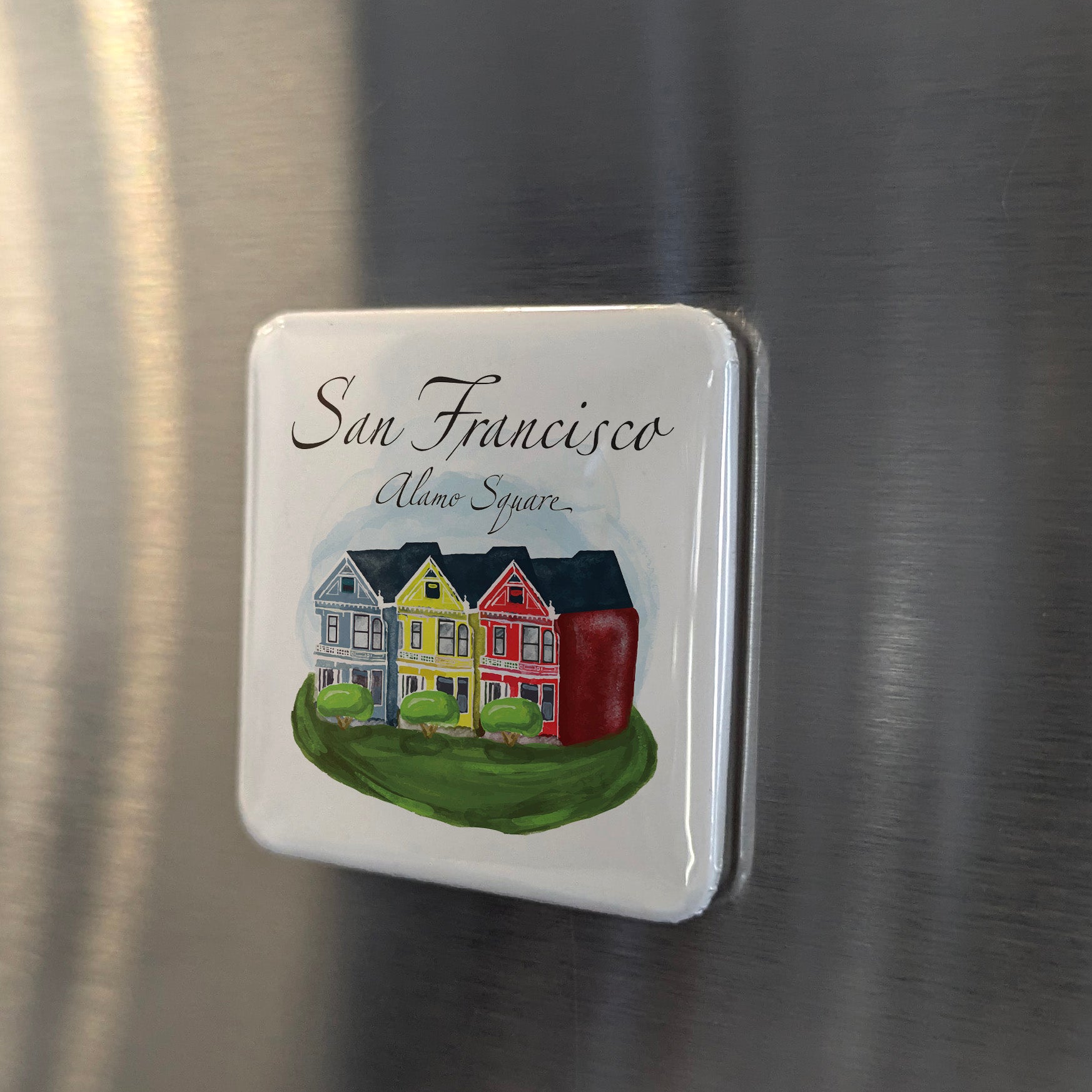 San Francisco California Magnet | Fisherman's Wharf | 2×2 | Made in Canada - PhiloPerse