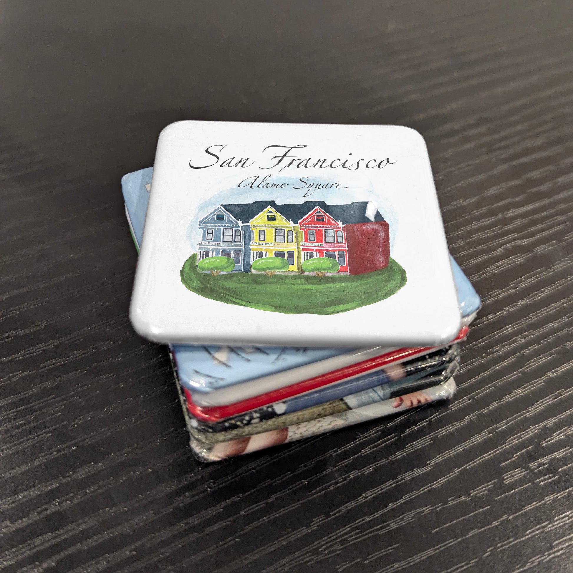 San Francisco California Magnet | Fisherman's Wharf | 2×2 | Made in Canada - PhiloPerse