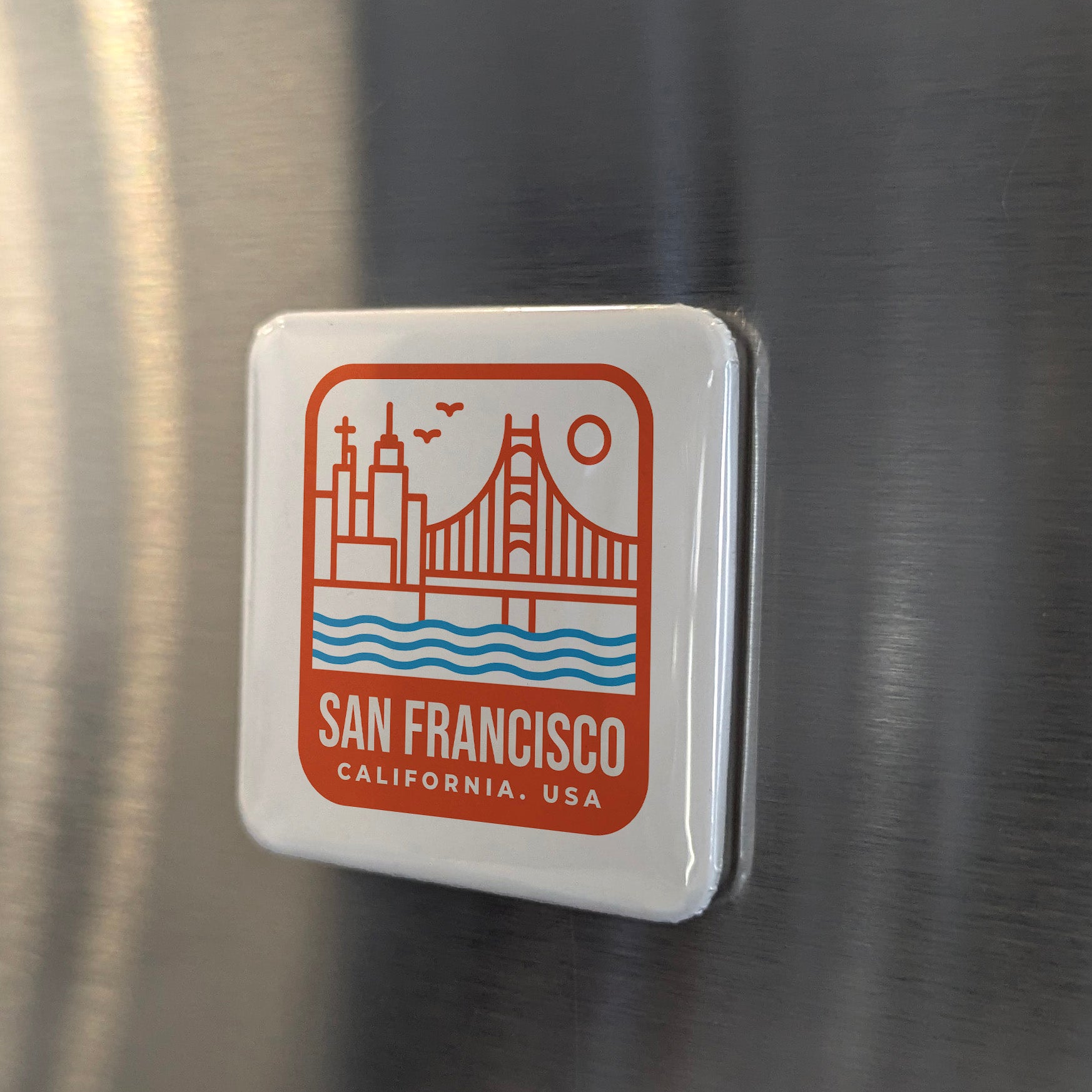 San Francisco California Magnet |  | 2×2 | Made in Canada (Copy) - PhiloPerse