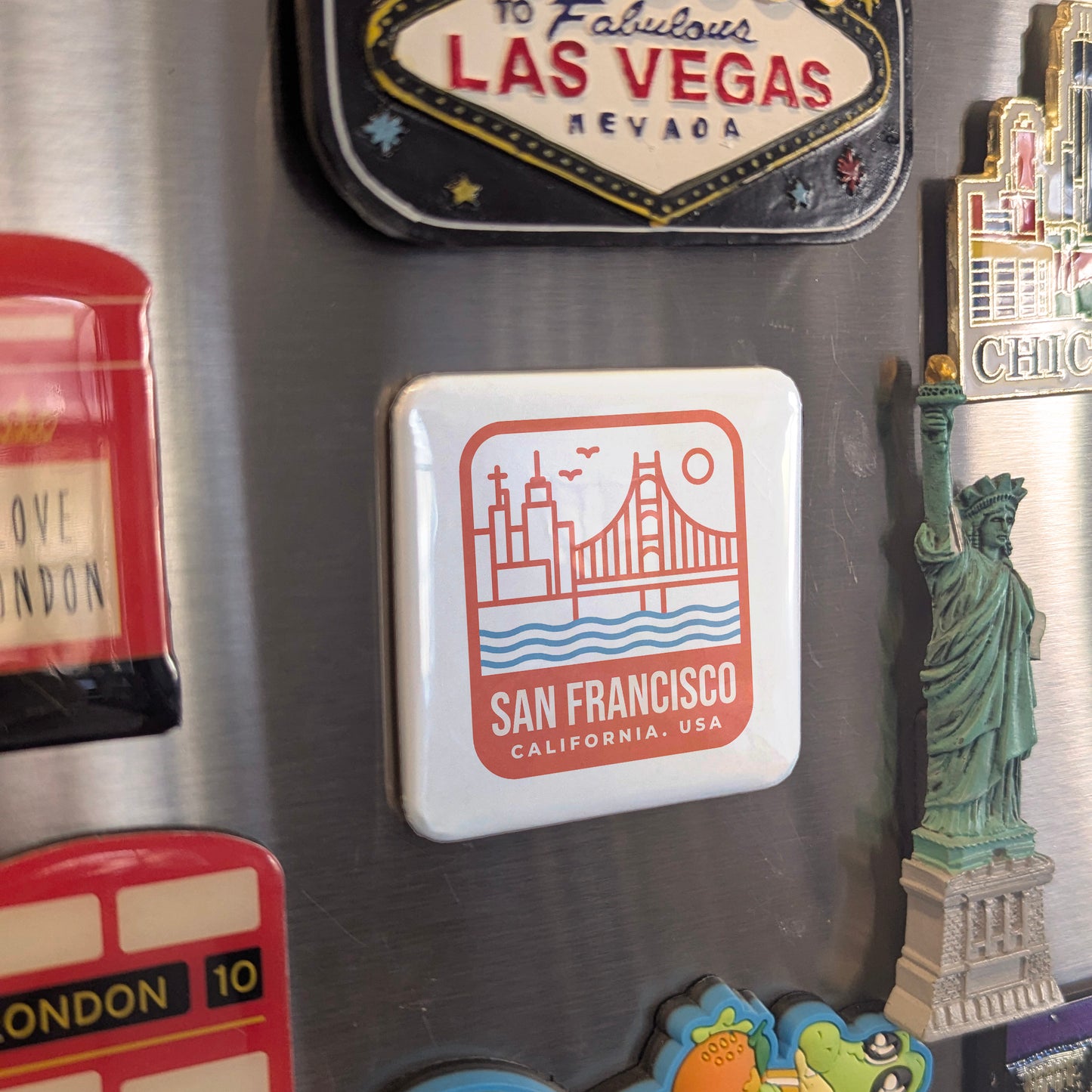 San Francisco California Magnet |  | 2×2 | Made in Canada (Copy) - PhiloPerse