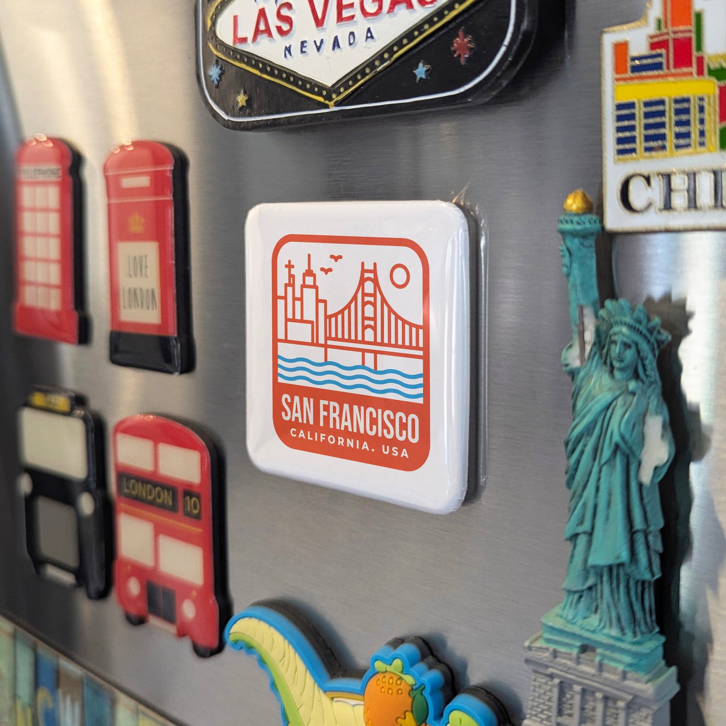 San Francisco California Magnet |  | 2×2 | Made in Canada (Copy) - PhiloPerse