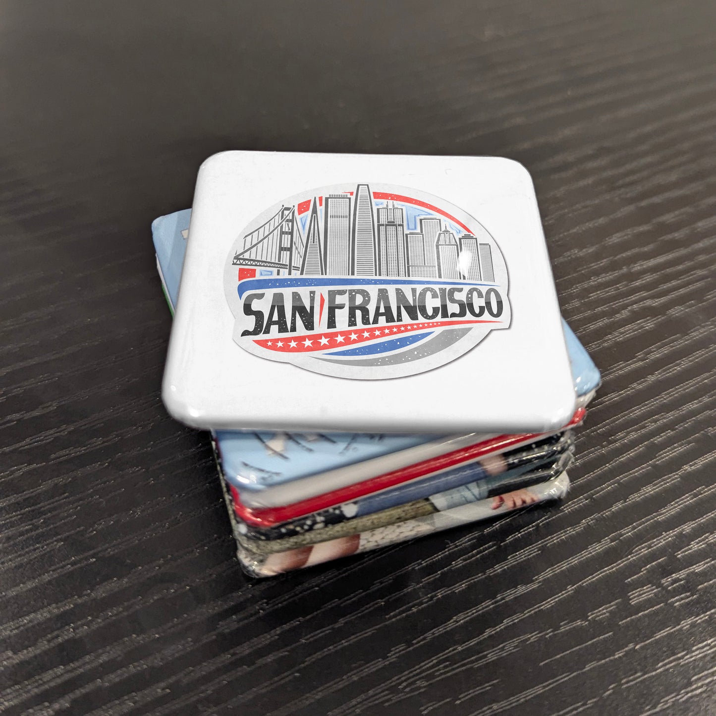 San Francisco California Magnet | Patriot City Globe | 2×2 | Made in Canada