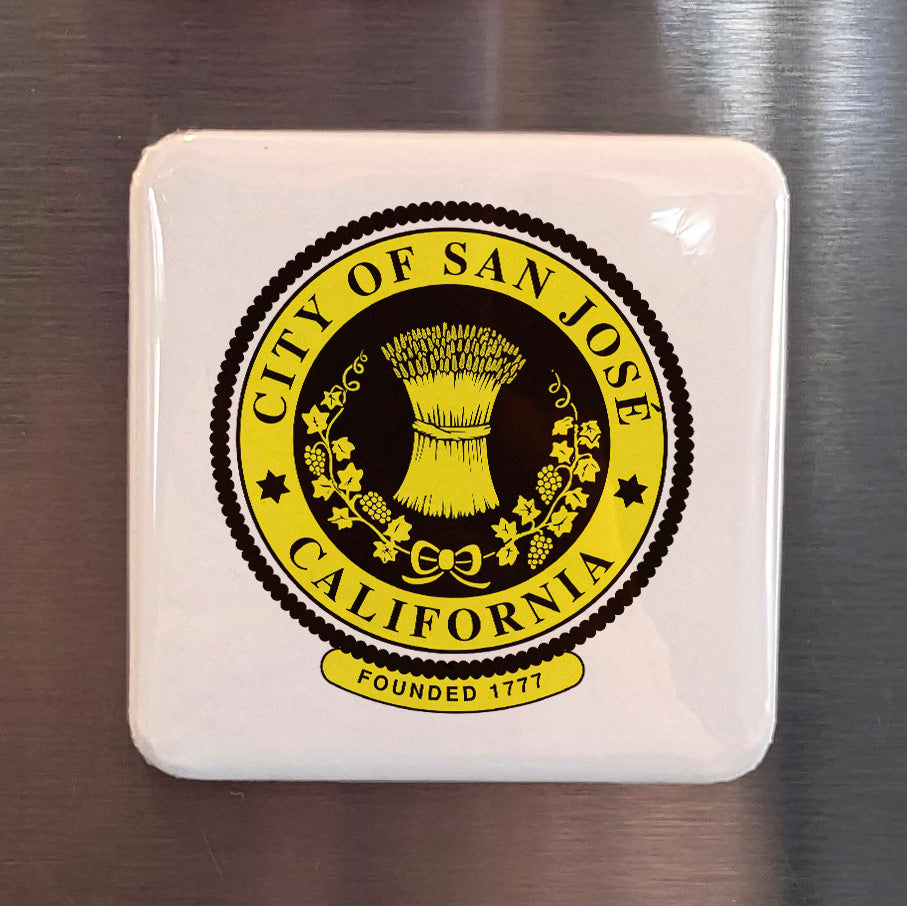 San Jose California Magnet | Founded 1777 | 2×2 | Made in Canada - PhiloPerse