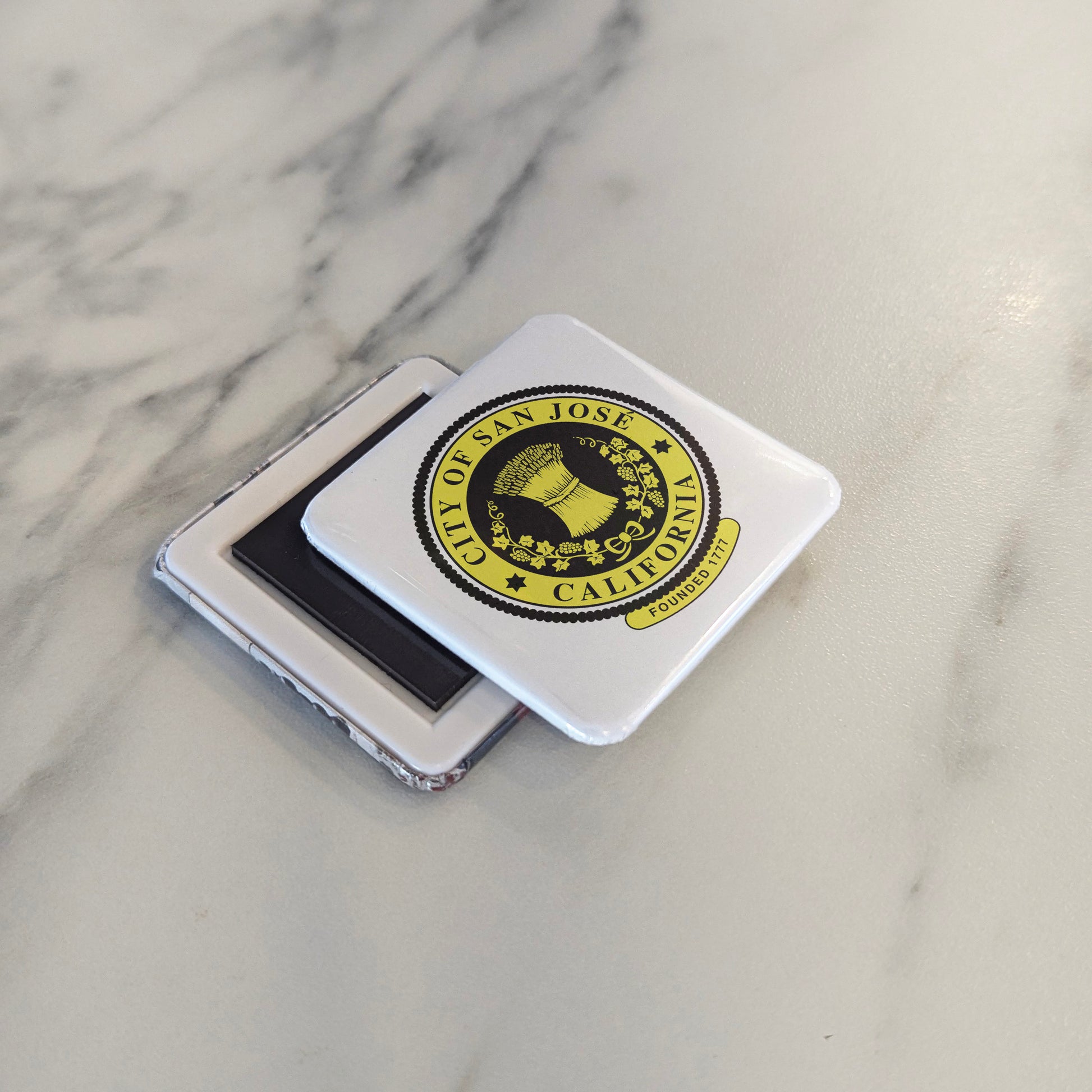 San Jose California Magnet | Founded 1777 | 2×2 | Made in Canada - PhiloPerse