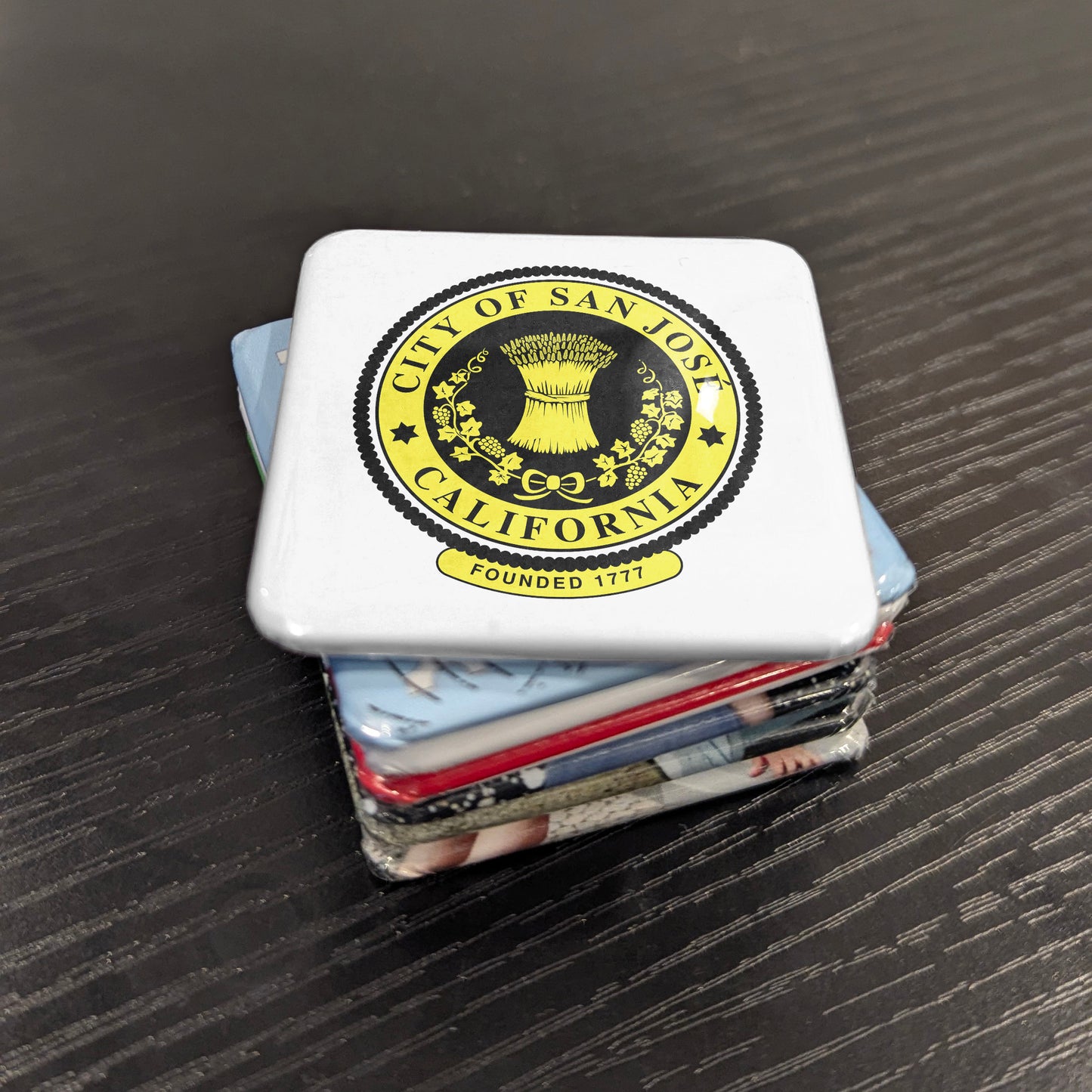 San Jose California Magnet | Founded 1777 | 2×2 | Made in Canada - PhiloPerse