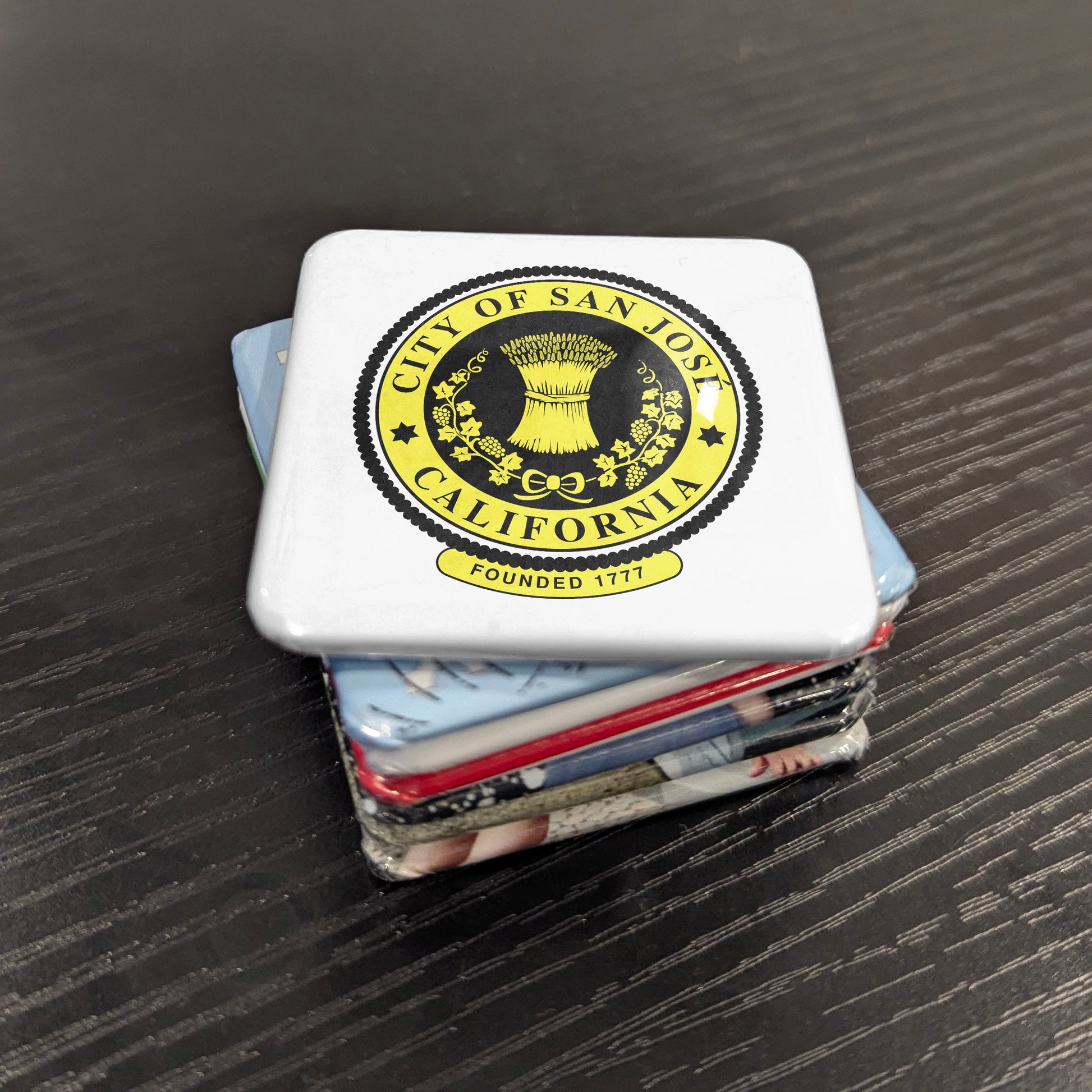 San Jose California Magnet | Founded 1777 | 2×2 | Made in Canada - PhiloPerse