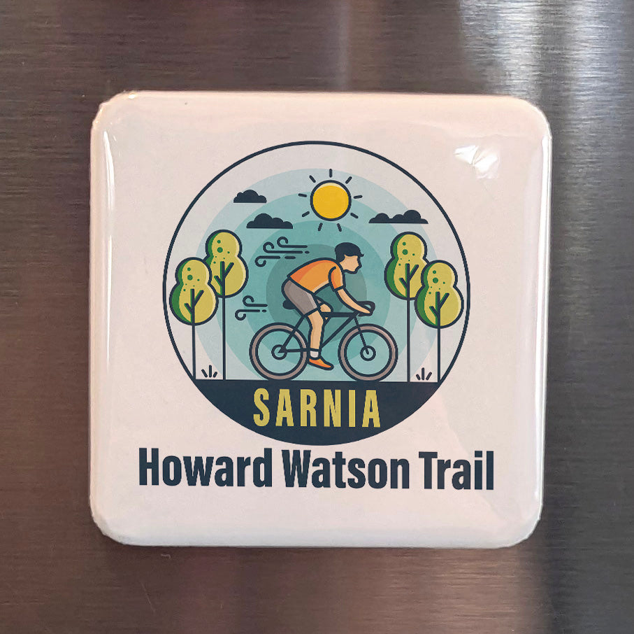 Sarnia Ontario Magnet | Howard Watson Nature Trail | 2x2 | Made in Canada