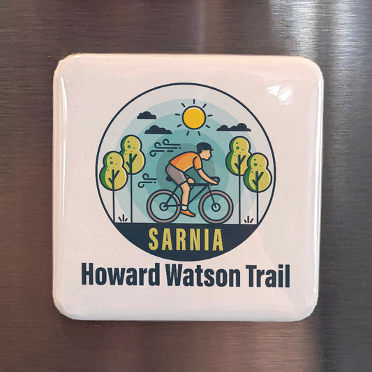 Sarnia Ontario Magnet | Howard Watson Nature Trail | 2x2 | Made in Canada - PhiloPerse