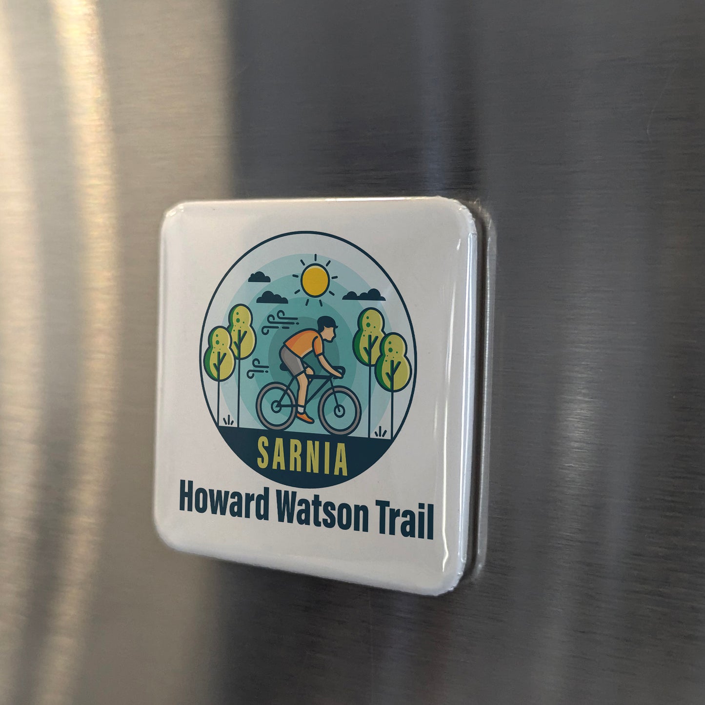 Sarnia Ontario Magnet | Howard Watson Nature Trail | 2x2 | Made in Canada