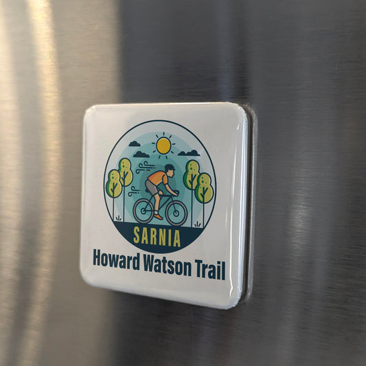 Sarnia Ontario Magnet | Howard Watson Nature Trail | 2x2 | Made in Canada - PhiloPerse
