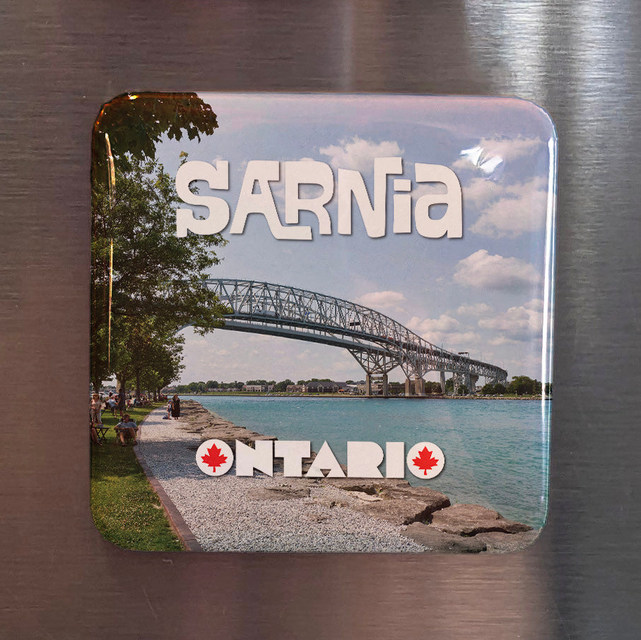 Sarnia Ontario Magnet | Bluewater City | 2×2 | Made in Canada - PhiloPerse