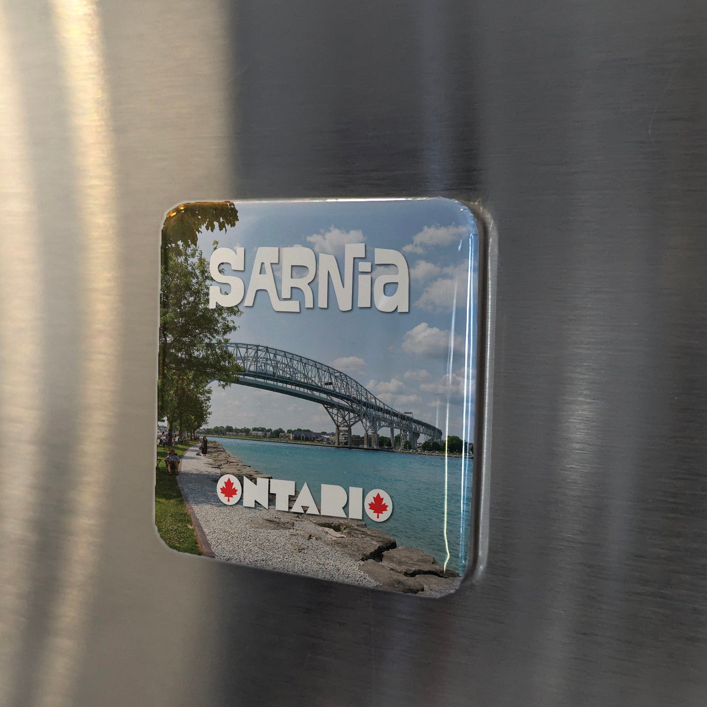 Sarnia Ontario Magnet | Bluewater City | 2×2 | Made in Canada - PhiloPerse
