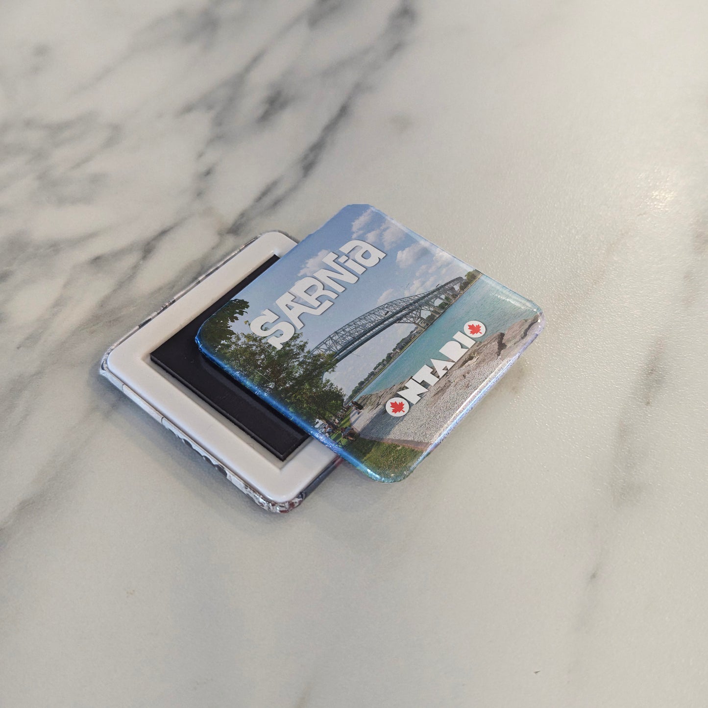 Sarnia Ontario Magnet | Bluewater City | 2×2 | Made in Canada - PhiloPerse