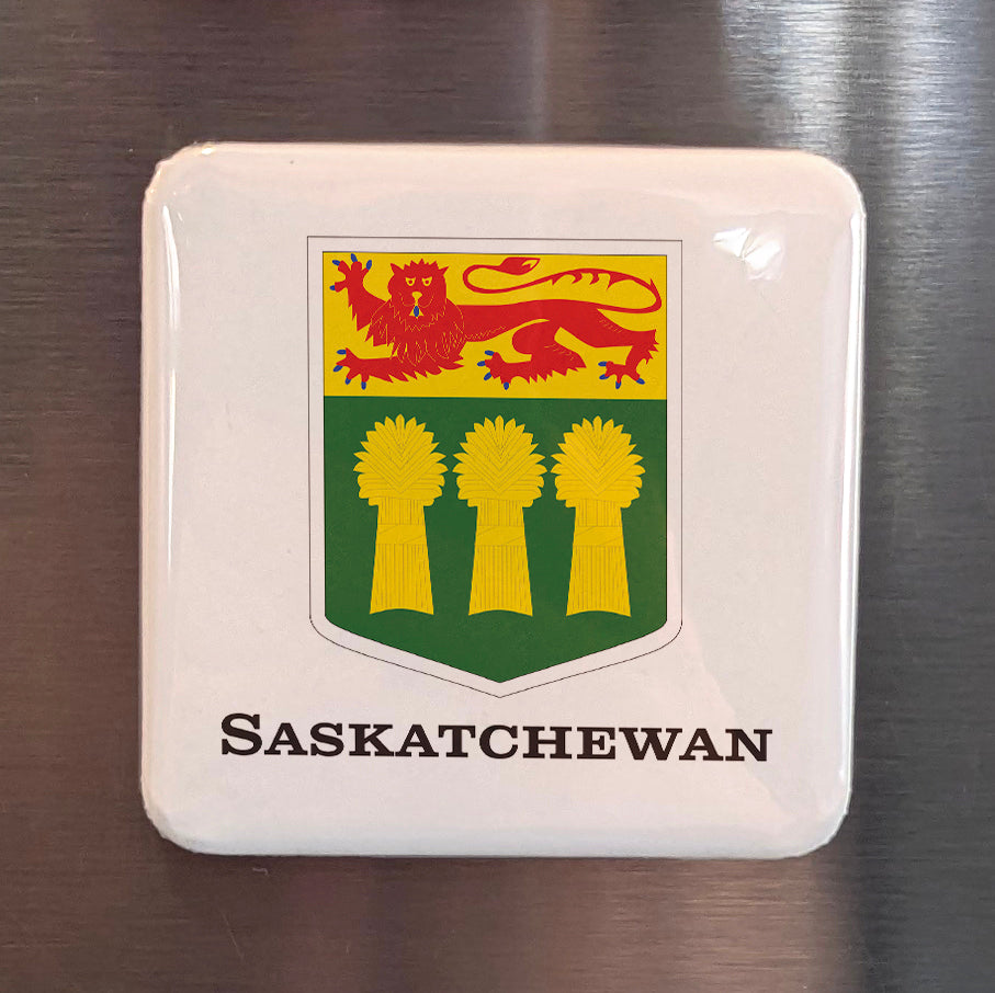 Saskatchewan Coat of Arms Fridge Magnet - PhiloPerse