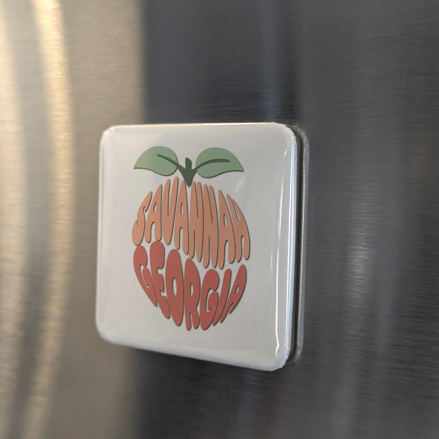 Savannah Georgia Magnet | Hostess City of the South | 2×2 | Made in Canada - PhiloPerse
