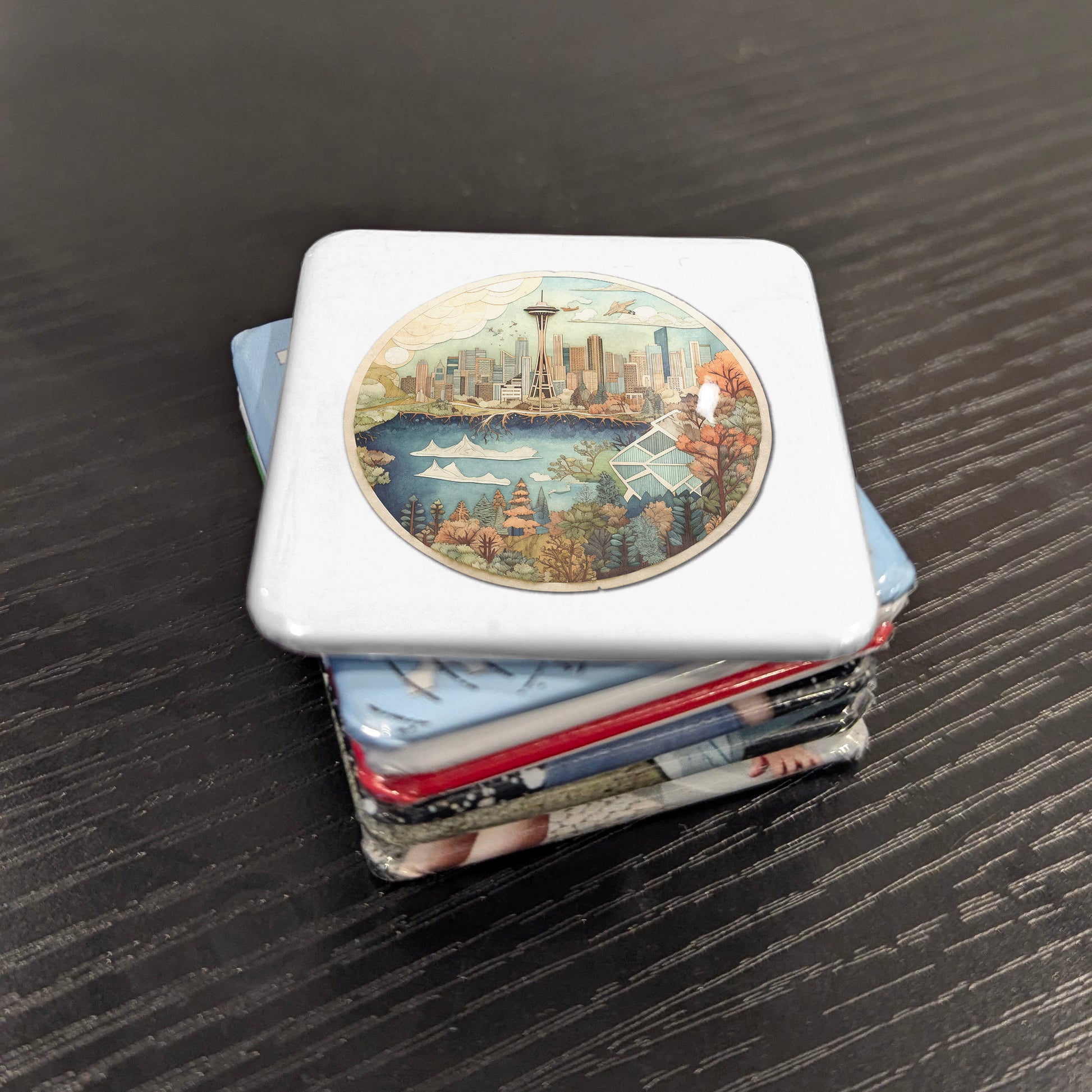 Seattle Washington Magnet | Gateway to the Pacific Northwest | 2×2 | Made in Canada - PhiloPerse