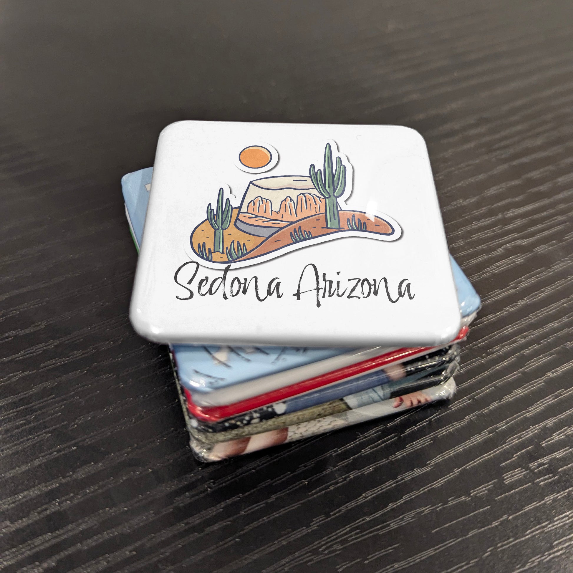 Sedona Arizona Magnet | Red Rock Country | 2×2 | Made in Canada - PhiloPerse