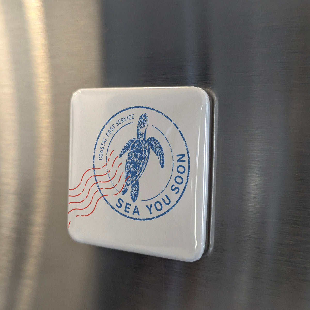 Sea You Soon Magnet | Coastal Farewell | 2×2 | Made in Canada - PhiloPerse