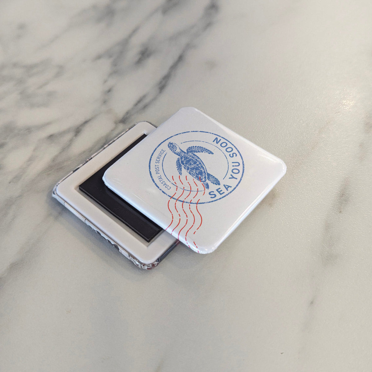 Sea You Soon Magnet | Coastal Farewell | 2×2 | Made in Canada - PhiloPerse
