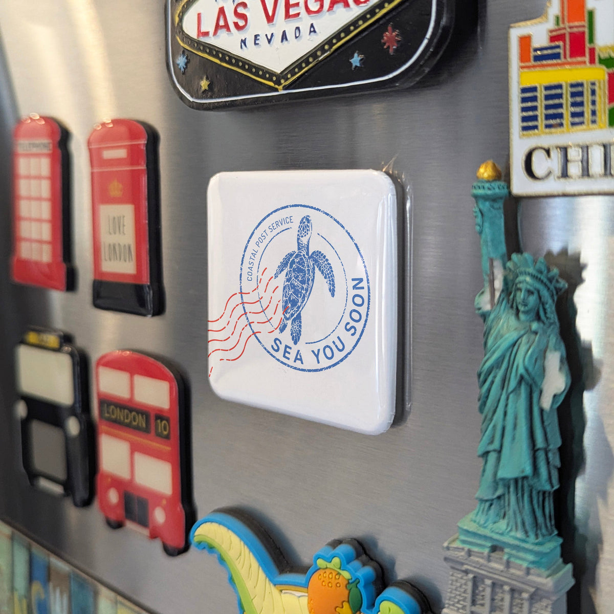 Sea You Soon Magnet | Coastal Farewell | 2×2 | Made in Canada - PhiloPerse