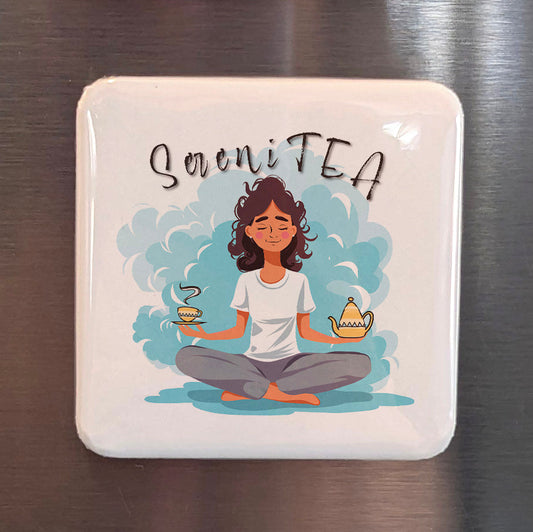 SereniTEA Magnet | A Moment of Calm | 2×2 | Made in Canada - PhiloPerse