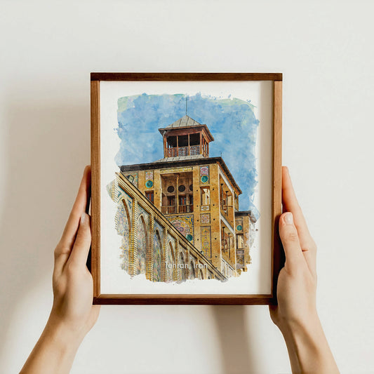 Tehran Shams-ol Emareh, Iran, Art Print | 8×10 | Made in Canada - PhiloPerse