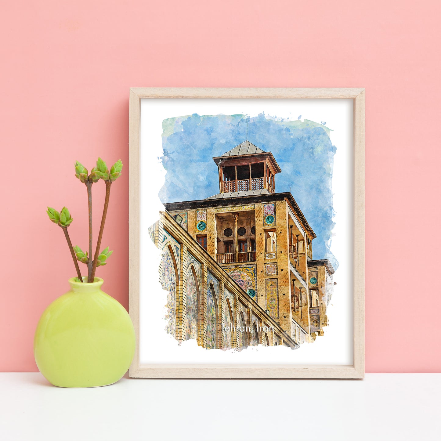 Tehran Shams-ol Emareh, Iran, Art Print | 8×10 | Made in Canada - PhiloPerse