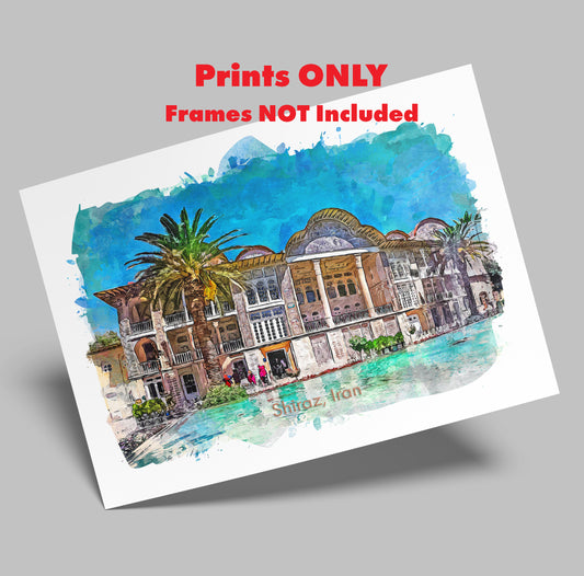 Shiraz Eram Garden, Iran, Art Print | 8×10 | Made in Canada - PhiloPerse