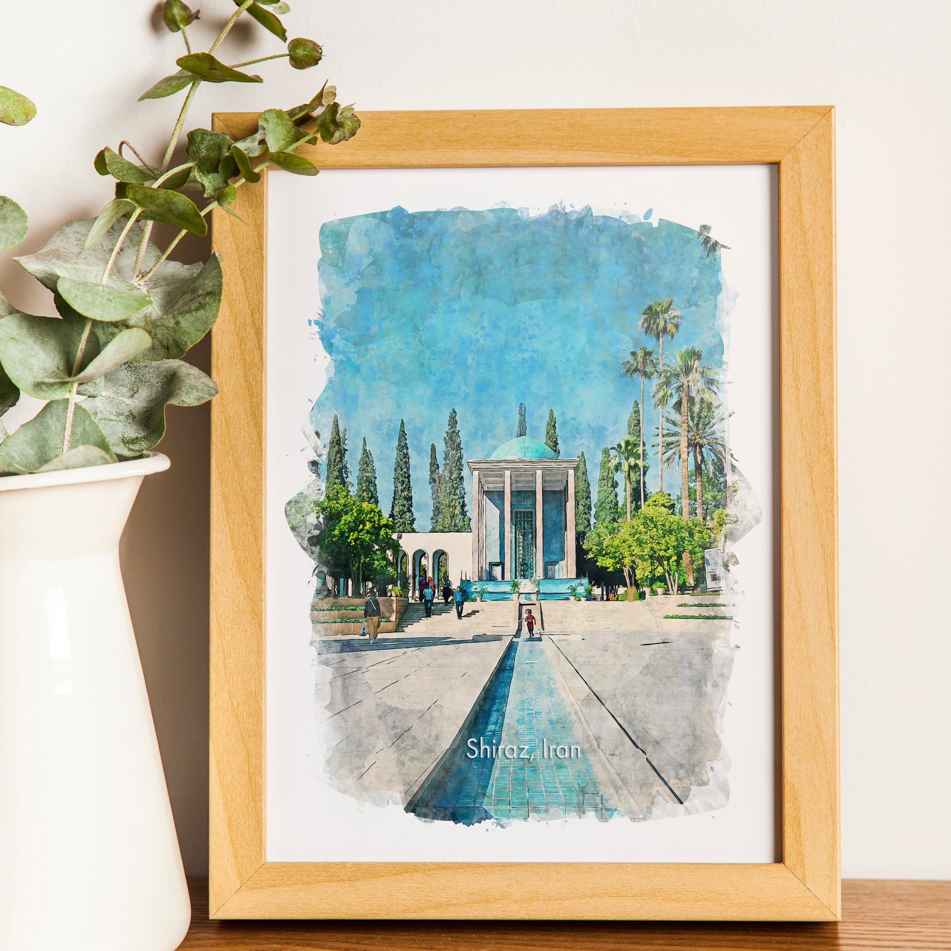 Shiraz Tomb of Sa'di, Iran, Art Print | 8×10 | Made in Canada - PhiloPerse