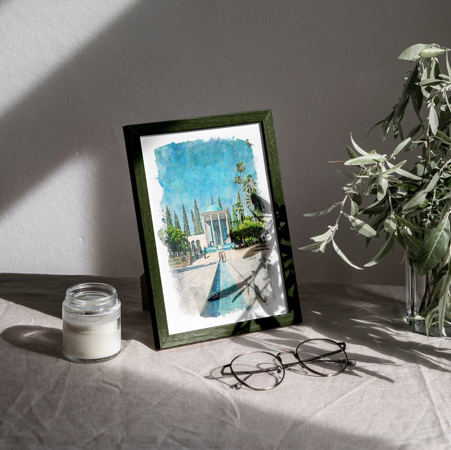 Shiraz Tomb of Sa'di, Iran, Art Print | 8×10 | Made in Canada - PhiloPerse