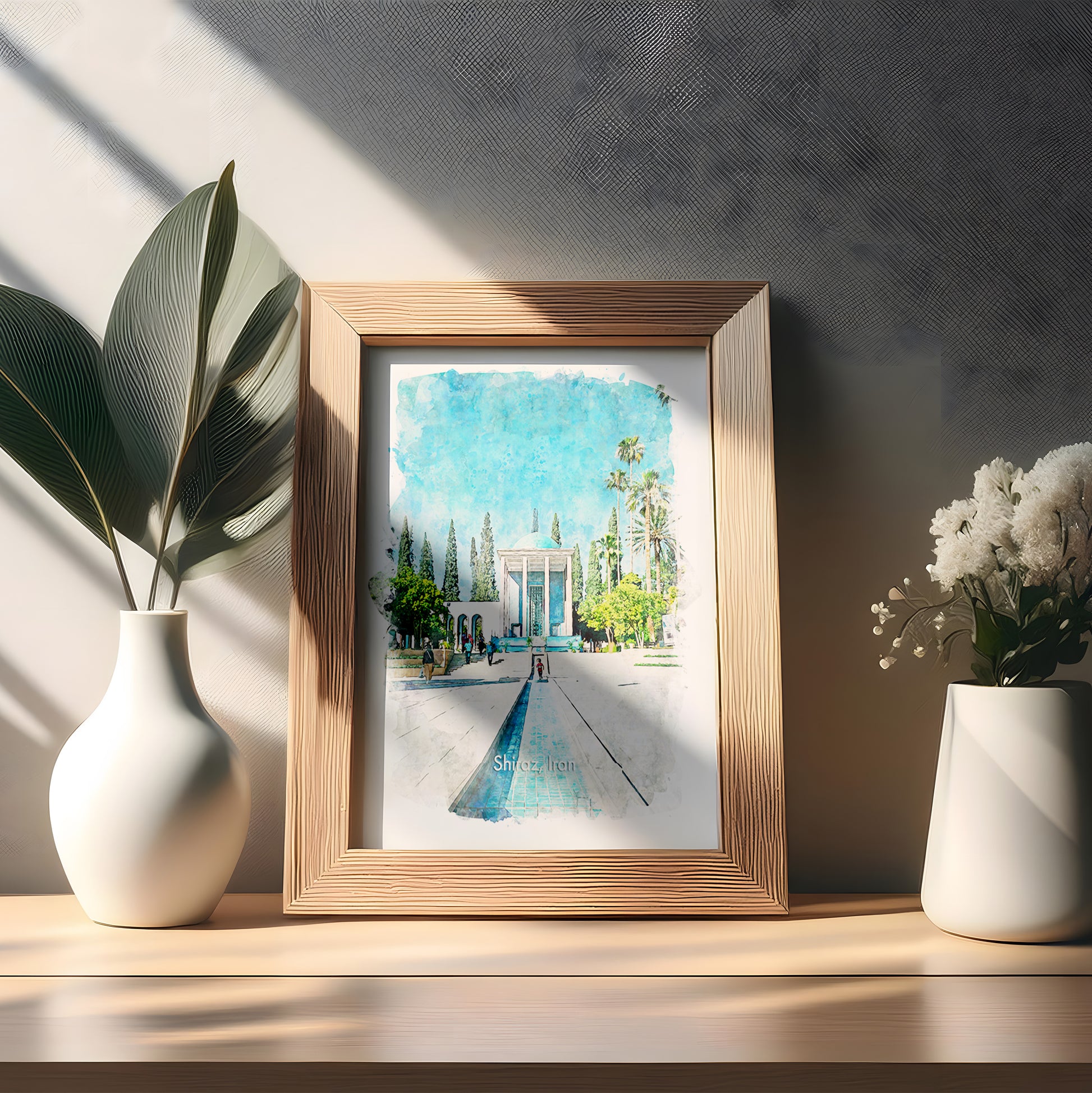 Shiraz Tomb of Sa'di, Iran, Art Print | 8×10 | Made in Canada - PhiloPerse