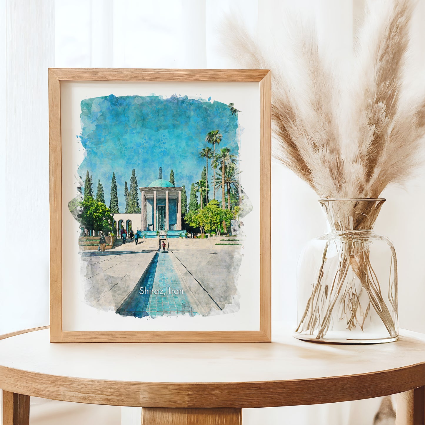 Shiraz Tomb of Sa'di, Iran, Art Print | 8×10 | Made in Canada - PhiloPerse