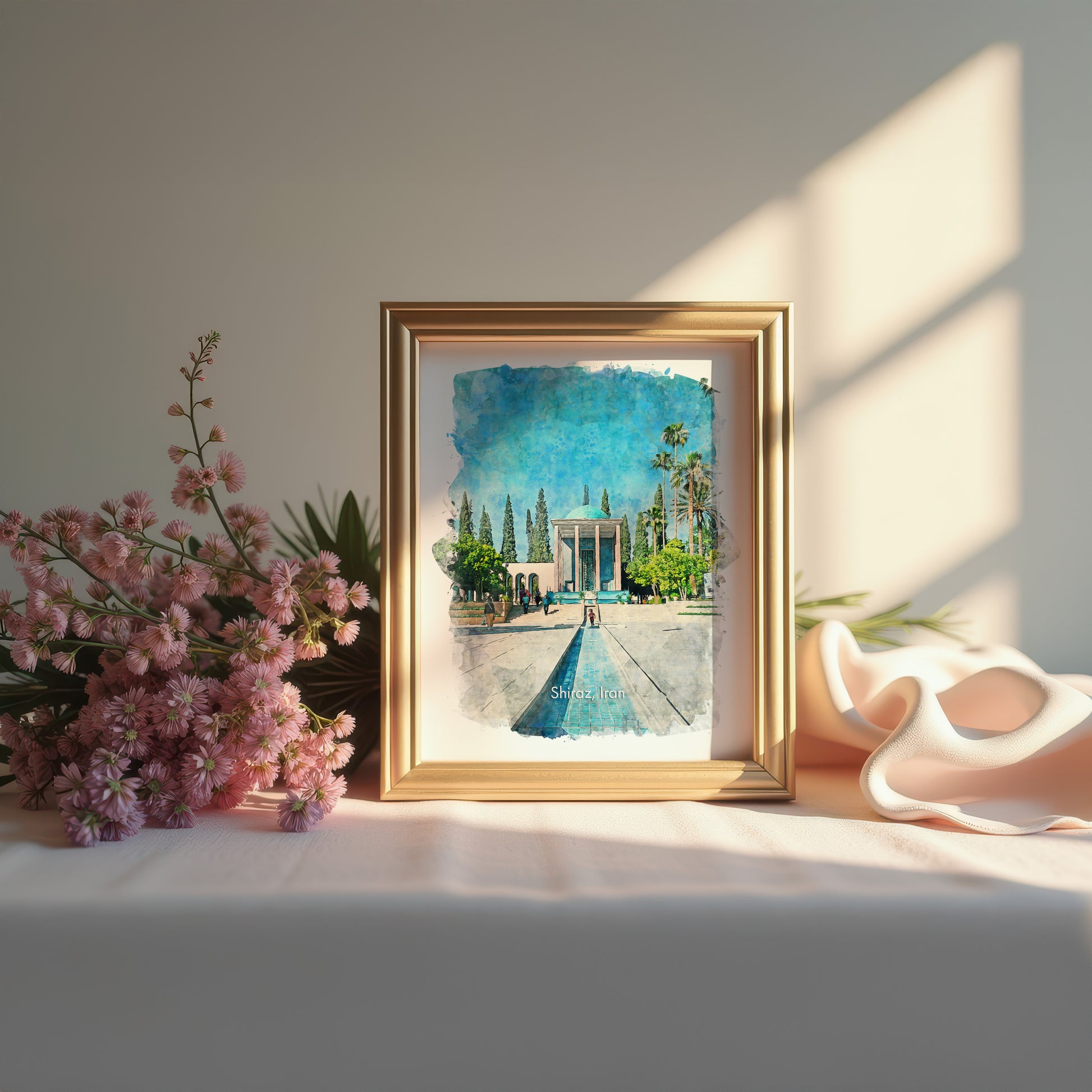 Shiraz Tomb of Sa'di, Iran, Art Print | 8×10 | Made in Canada - PhiloPerse