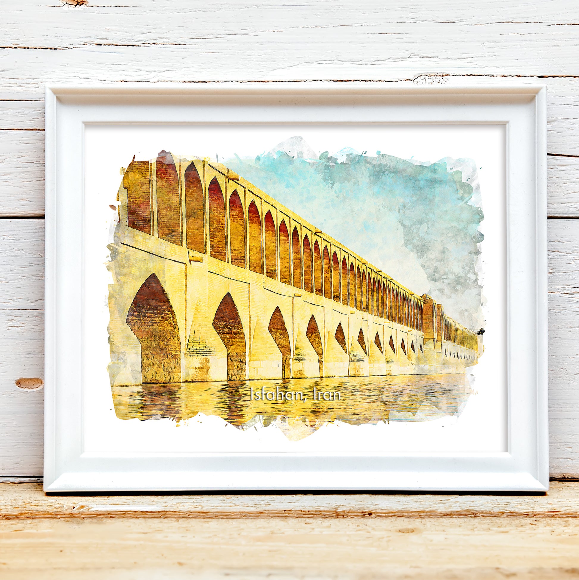 Isfahan Si-o-Se Pol, Iran, Art Print | 8×10 | Made in Canada - PhiloPerse