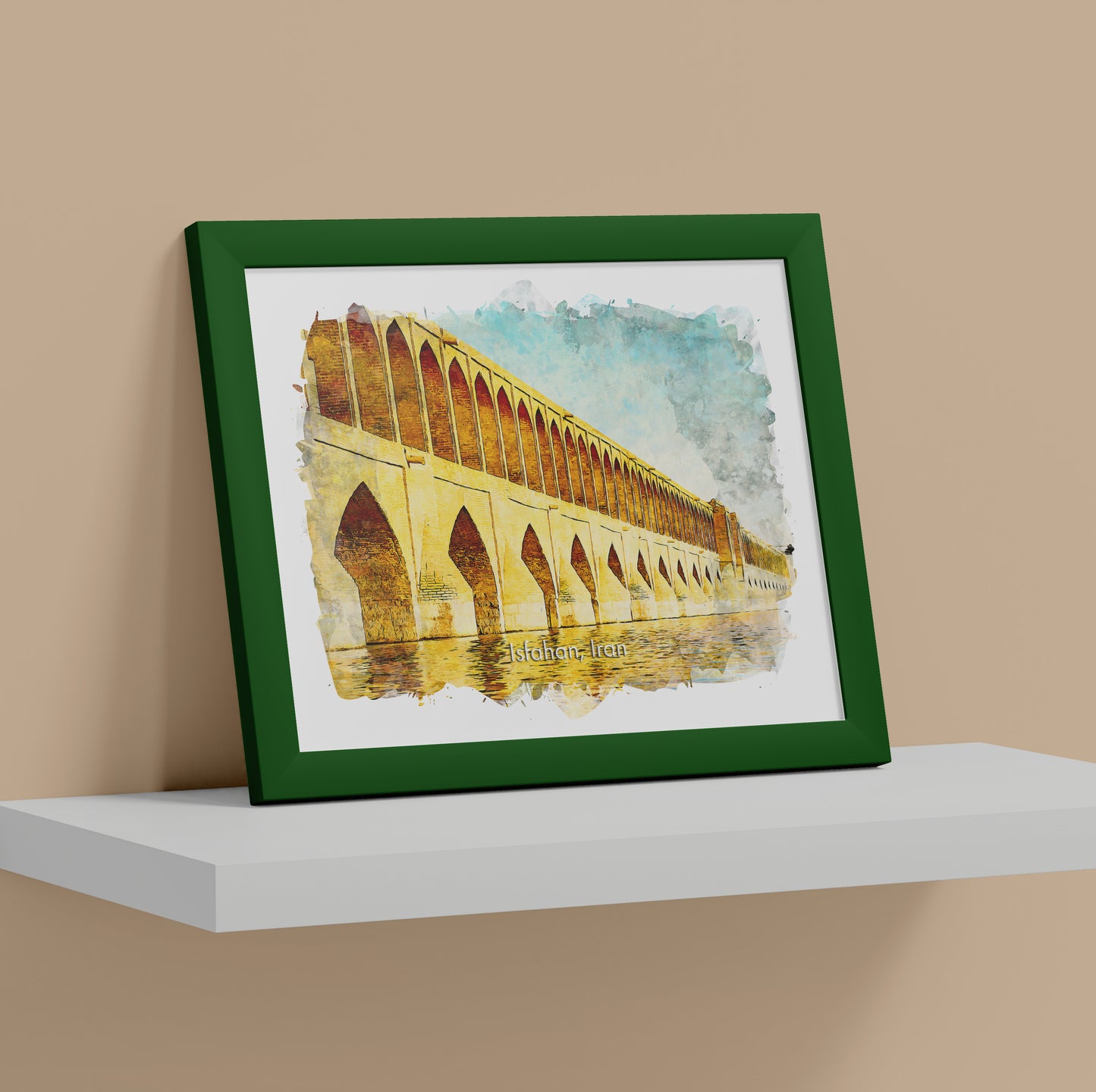 Isfahan Si-o-Se Pol, Iran, Art Print | 8×10 | Made in Canada - PhiloPerse