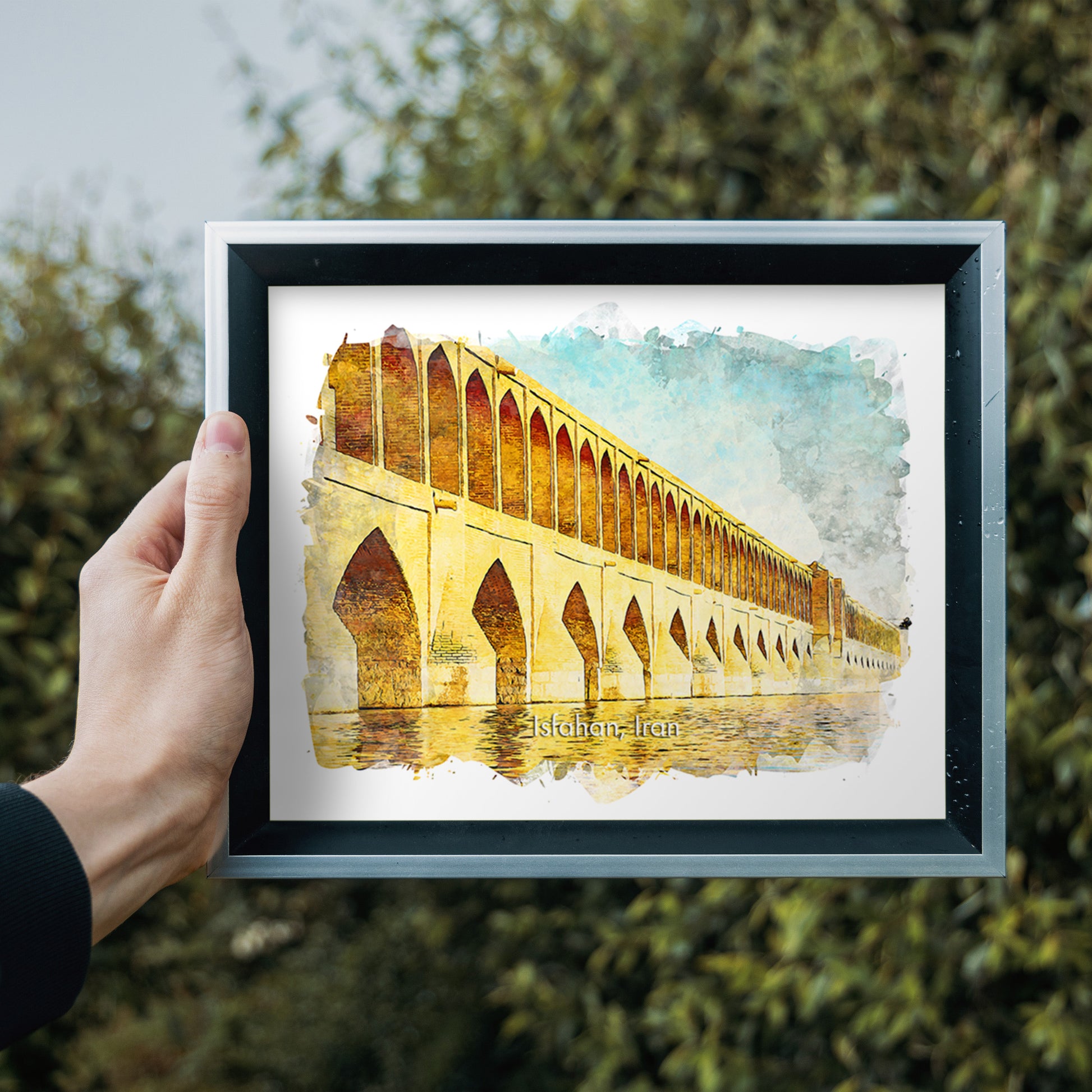 Isfahan Si-o-Se Pol, Iran, Art Print | 8×10 | Made in Canada - PhiloPerse