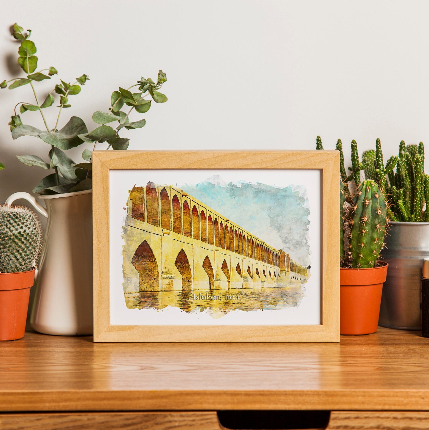 Isfahan Si-o-Se Pol, Iran, Art Print | 8×10 | Made in Canada - PhiloPerse