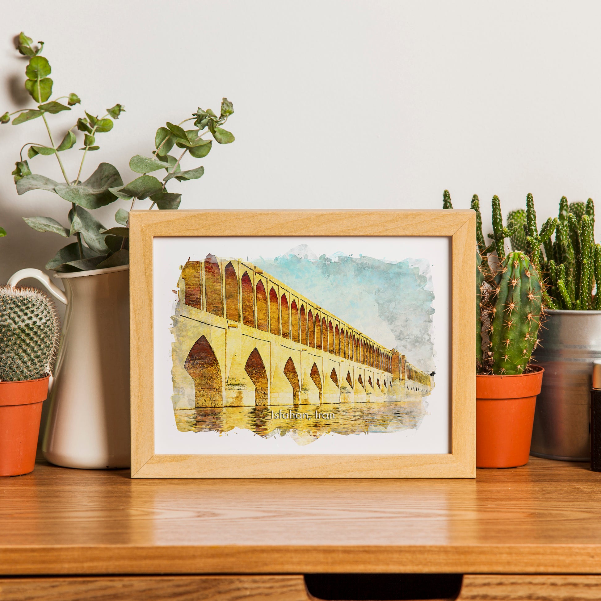 Isfahan Si-o-Se Pol, Iran, Art Print | 8×10 | Made in Canada - PhiloPerse
