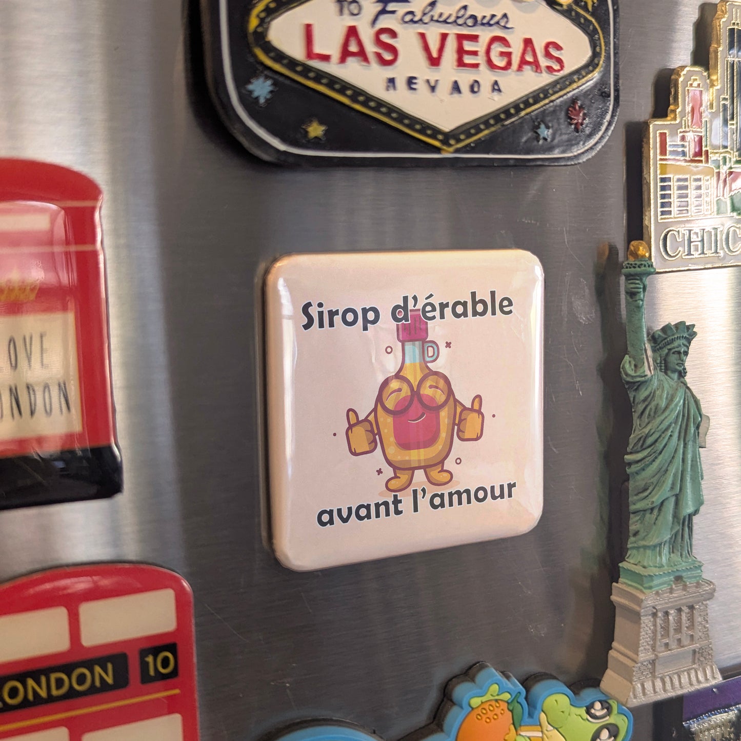 Sirop d’érable avant l’amour! Fridge Magnet - PhiloPerse