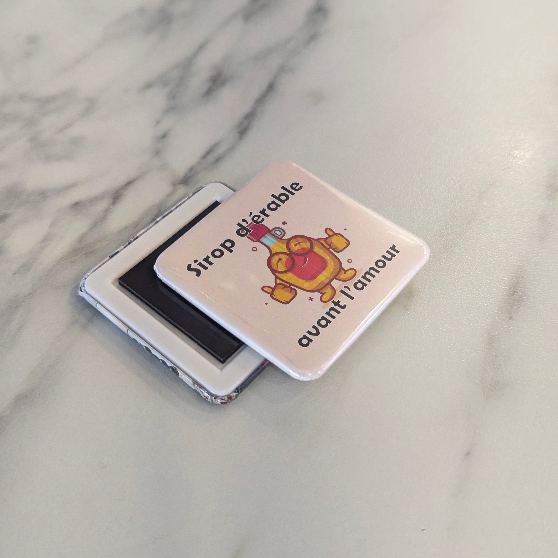 Sirop d’érable avant l’amour! Fridge Magnet - PhiloPerse