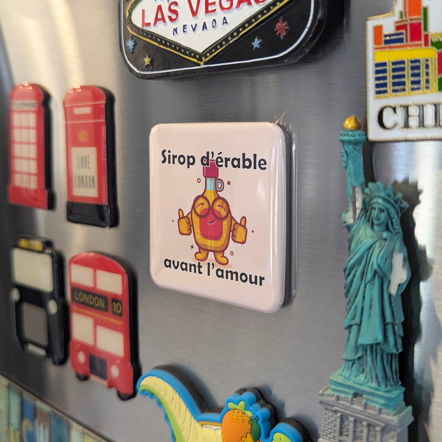 Sirop d’érable avant l’amour! Fridge Magnet - PhiloPerse