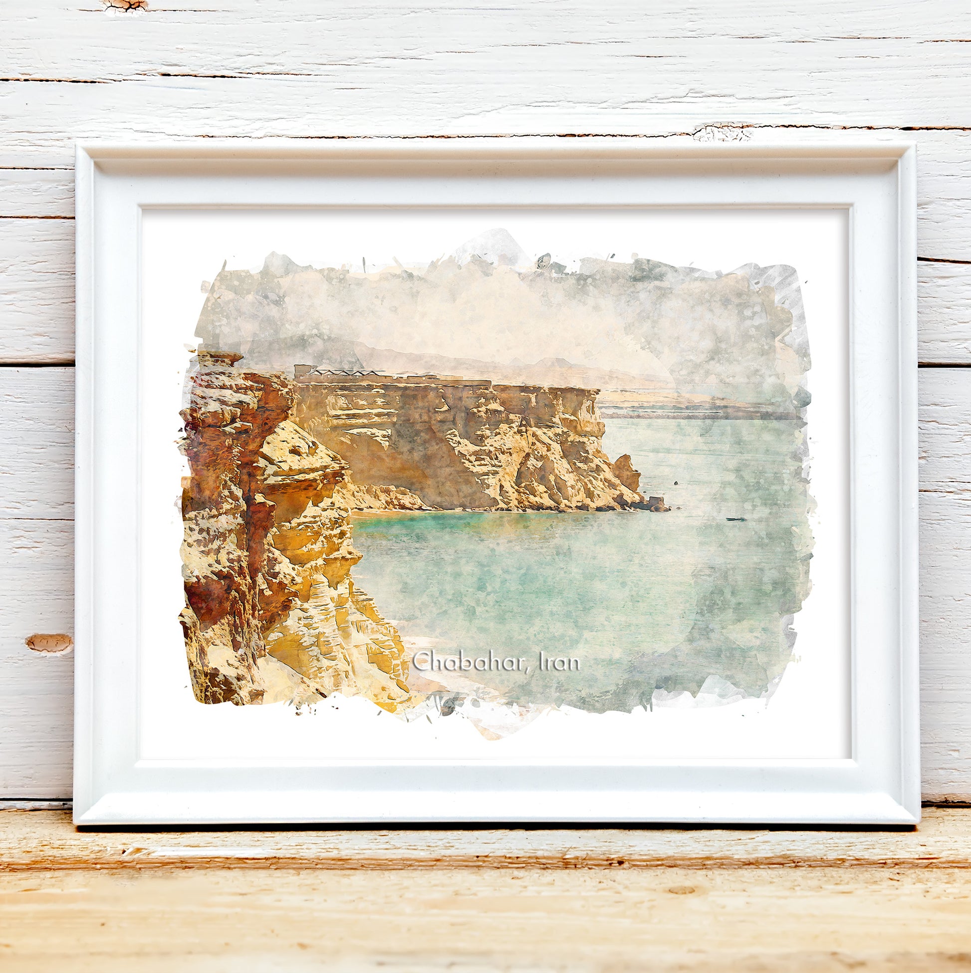 Chabahar Rocky Shore, Iran, Art Print | 8×10 | Made in Canada - PhiloPerse