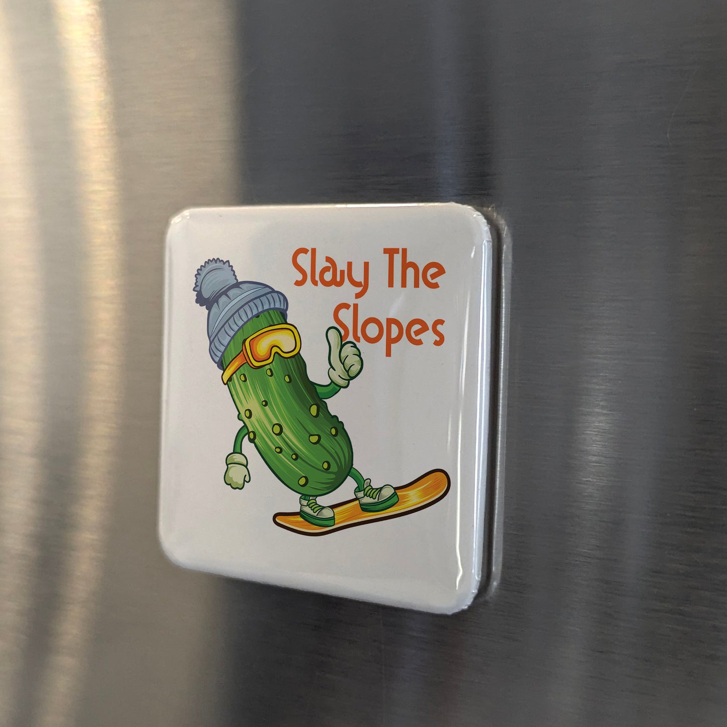 Slay the Slopes Fridge Magnet - PhiloPerse
